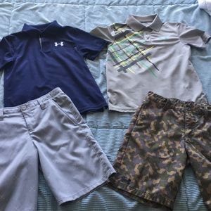 Boys Under Armor Golf Clothing